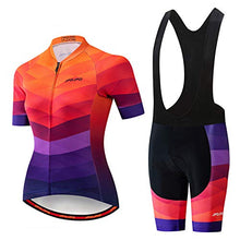 
                        
                          Muat gambar ke penampil Galeri, Women's Cycling Clothing Short Sleeve Bike Jersey Sets Bib Shorts Summer Cycling Sets Reflective
                        
                      