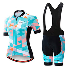 
                        
                          Muat gambar ke penampil Galeri, Women's Cycling Clothing Short Sleeve Bike Jersey Sets Bib Shorts Summer Cycling Sets Reflective
                        
                      