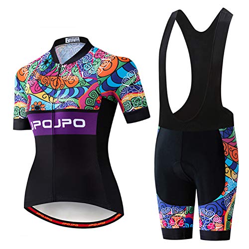 Women's Cycling Clothing Short Sleeve Bike Jersey Sets Bib Shorts Summer Cycling Sets Reflective