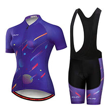 
                        
                          Muat gambar ke penampil Galeri, Women's Cycling Clothing Short Sleeve Bike Jersey Sets Bib Shorts Summer Cycling Sets Reflective
                        
                      