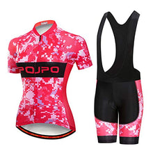 
                        
                          Muat gambar ke penampil Galeri, Women's Cycling Clothing Short Sleeve Bike Jersey Sets Bib Shorts Summer Cycling Sets Reflective
                        
                      