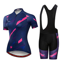
                        
                          Muat gambar ke penampil Galeri, Women's Cycling Clothing Short Sleeve Bike Jersey Sets Bib Shorts Summer Cycling Sets Reflective
                        
                      