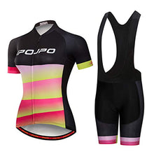 
                        
                          Muat gambar ke penampil Galeri, Women's Cycling Clothing Short Sleeve Bike Jersey Sets Bib Shorts Summer Cycling Sets Reflective
                        
                      