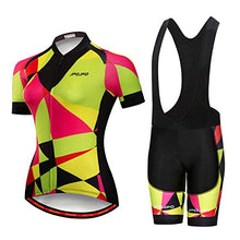 
                        
                          Muat gambar ke penampil Galeri, Women's Cycling Clothing Short Sleeve Bike Jersey Sets Bib Shorts Summer Cycling Sets Reflective
                        
                      