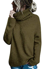 
                        
                          Muat gambar ke penampil Galeri, FISACE Womens Solid Round Neck Oversized Turtleneck Full Sleeve Knitted Sweater Pullover
                        
                      