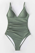 
                        
                          Load image into Gallery viewer, CUPSHE Women's One Piece Swimsuit Tummy Control V Neck Two Piece Bathing Suits - JOY2ESpree
                        
                      