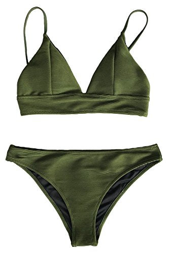 CUPSHE Women's Bikini Triangle Sexy Lace Up Two Piece Bathing Suit