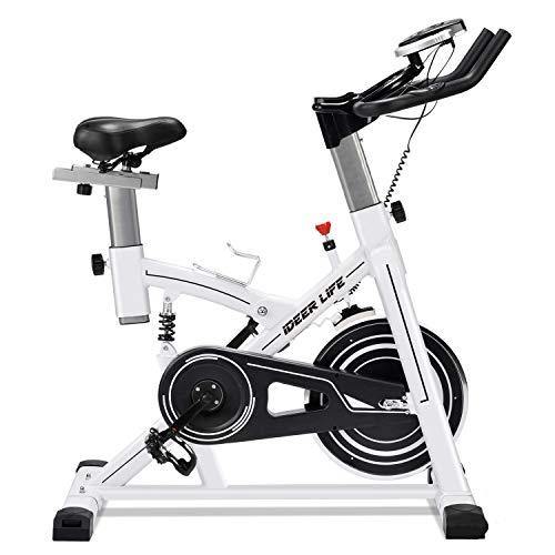 IDEER LIFE Indoor Cycling Bike Stationary Exercise Bike for Home Cardio Workout Smooth Drive - JOY2ESpree