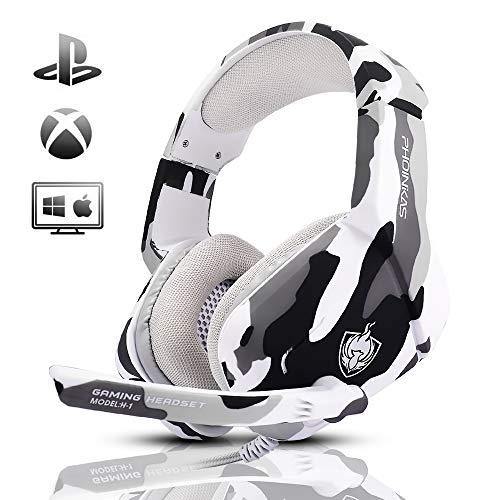 PS4 Gaming Headset with 7.1 Surround Sound, Xbox One Headset with Noise Canceling Mic & LED Light - JOY2ESpree