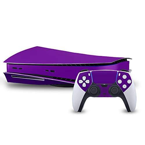 MATTE BLACK Vinyl Decal Mod Kit for PlayStation 5 (PS5) console by System Skins - JOY2ESpree