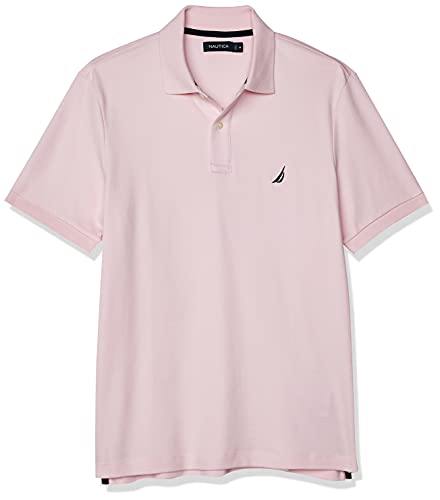 Nautica Men's Classic Fit Short Sleeve Solid Soft Cotton Polo Shirt - JOY2ESpree