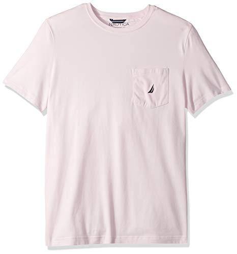 Nautica Men's Solid Crew Neck Short-Sleeve Pocket T-Shirt - JOY2ESpree