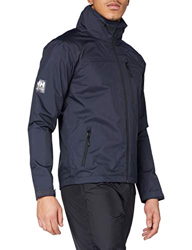 Helly-Hansen Men's Crew Hooded Waterproof Windproof Breathable Rain Coat Jacket
