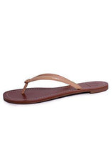 
                        
                          將圖片載入圖庫檢視器 Tory Burch Womens Terra Thong Leather Open Toe Casual Slide Sandals - JOY2ESpree
                        
                      