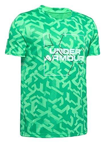 Under Armour Boys' Tech Big Logo Printed Short Sleeve Gym T-Shirt