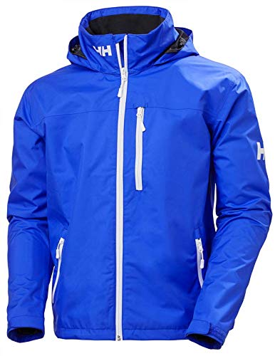 Helly-Hansen Men's Crew Hooded Waterproof Windproof Breathable Rain Coat Jacket