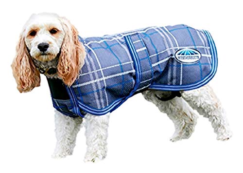 Weatherbeeta Parka 1200D Deluxe Dog Coat (20", Navy/Grey/White)