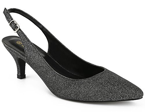Greatonu Womens Slingback Dress Pump