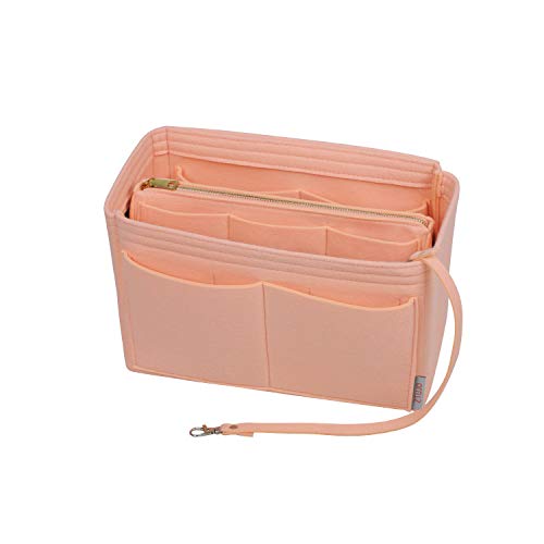 Purse Organizer Insert, Felt Bag organizer with zipper, Handbag & Tote Shaper, For Speedy Neverfull Tote, 5 Sizes