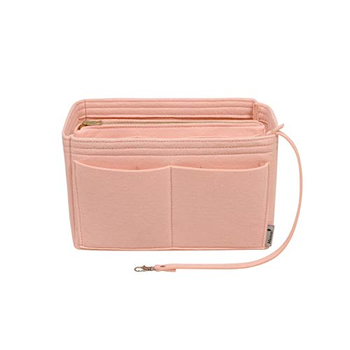 Purse Organizer Insert, Bag Organizer, Bag in Bag, Perfect for Speedy Neverfull and More, 5 Size (X-Large, Black)