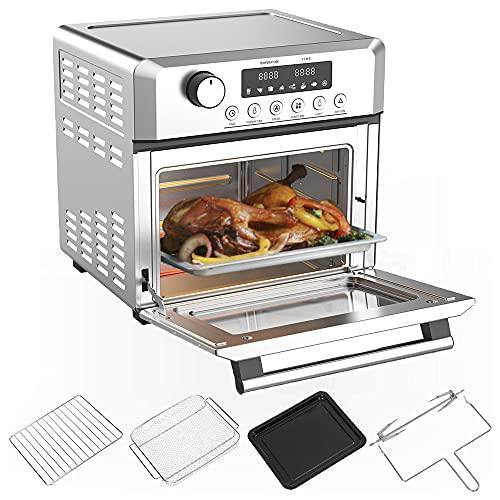 Air Fryer Toaster Oven Combo 8-in-1 Countertop Rotisserie & Dehydrator - JOY2ESpree