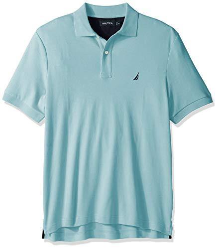 Nautica Men's Classic Fit Short Sleeve Solid Soft Cotton Polo Shirt - JOY2ESpree