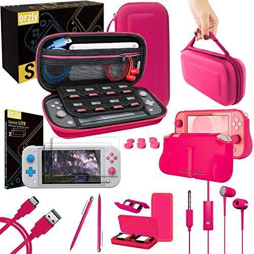 Orzly Accessories Bundle Compatible for use with Nintendo Switch Lite - JOY2ESpree