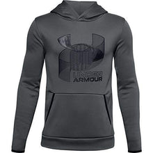
                        
                          Load image into Gallery viewer, Under Armour Boys' Fleece Branded Hoodie
                        
                      