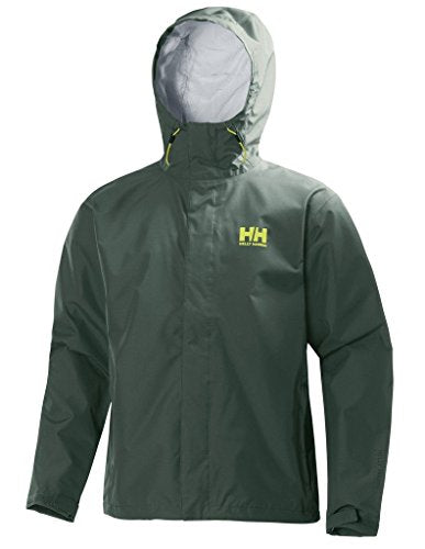 Helly Hansen Men's Seven J Waterproof, Windproof, and Breathable Rain Jacket with Hood