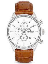 
                        
                          將圖片載入圖庫檢視器 Vincero Luxury Men's Chrono S Wrist Watch - Top Grain Italian Leather Watch Band - 43mm Chronograph Watch - Japanese Quartz Movement…
                        
                      