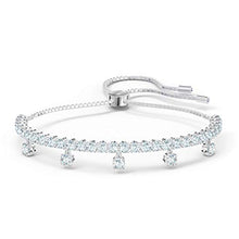 
                        
                          Load image into Gallery viewer, SWAROVSKI Women's Subtle Bracelet Jewelry Collection, Rhodium Finish, Clear Crystals - JOY2ESpree
                        
                      