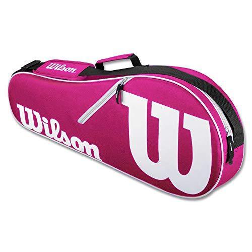 Wilson Burn Pink Junior Tennis Racquet Bundled with a Advantage II Racquet Holder and a Can of Pink Tennis Balls - JOY2ESpree