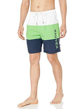 
                        
                          画像をギャラリービューアに読み込む, Nautica Men's Quick Dry Classic Logo Tri-Block Series Swim Trunk - JOY2ESpree
                        
                      