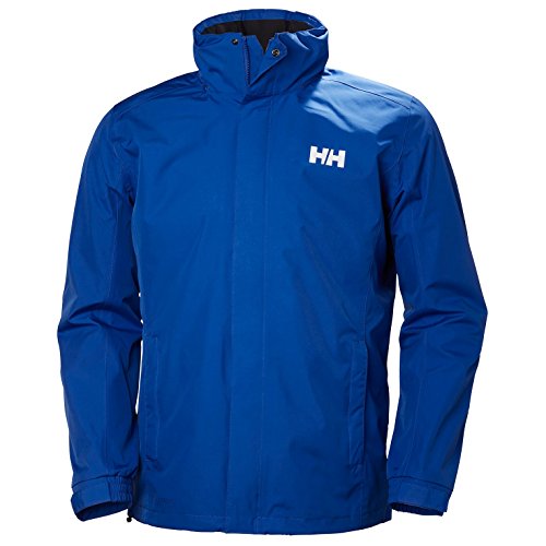 Helly Hansen Men's Dubliner Jacket Waterproof, Windproof, Breathable Shell Rain Coat with Packable Hood