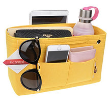 
                        
                          画像をギャラリービューアに読み込む, Vercord Felt Tote Handbag Purse Pocketbook Organizer Insert Divider Shaper Bag in Bag
                        
                      