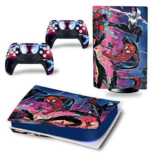 Mmoptop PS5 Skin Aven-GeRs for Playstation 5 Disc Version with Console and Dualsense Controller - Full Set - JOY2ESpree
