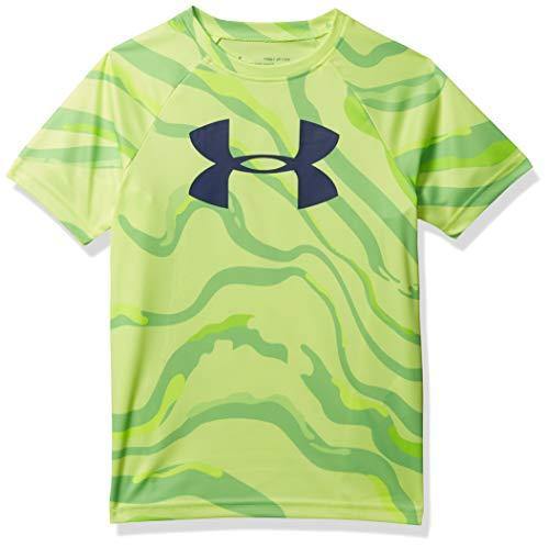 Under Armour Boys' Tech Big Logo Printed Short Sleeve Gym T-Shirt