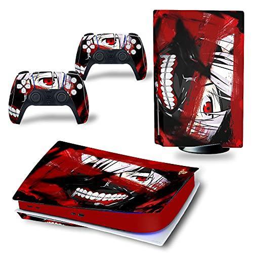 Mmoptop PS5 Skin Aven-GeRs for Playstation 5 Disc Version with Console and Dualsense Controller - Full Set - JOY2ESpree