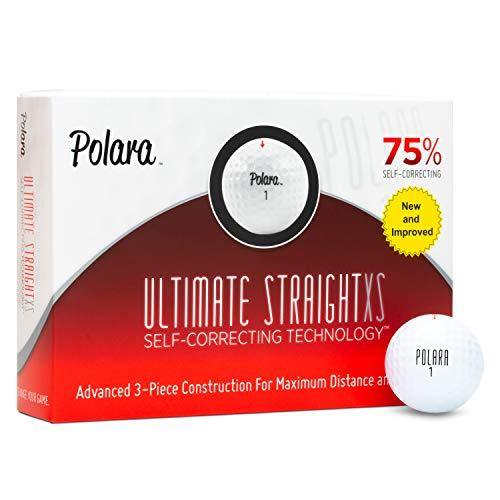 Polara Self Correcting Golf Balls, Designed to Correct Hooks and Slices, Perfect for Recreational Golfer, Pack of 12 - JOY2ESpree