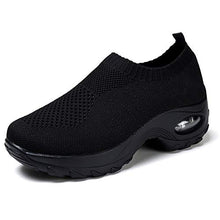 
                        
                          Load image into Gallery viewer, STQ Slip On Breathe Mesh Walking Shoes Women Fashion Sneakers Comfort Wedge Platform Loafers
                        
                      
