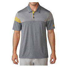 
                        
                          Load image into Gallery viewer, adidas Golf Men's 3-Stripes Heather Block Polo - JOY2ESpree
                        
                      