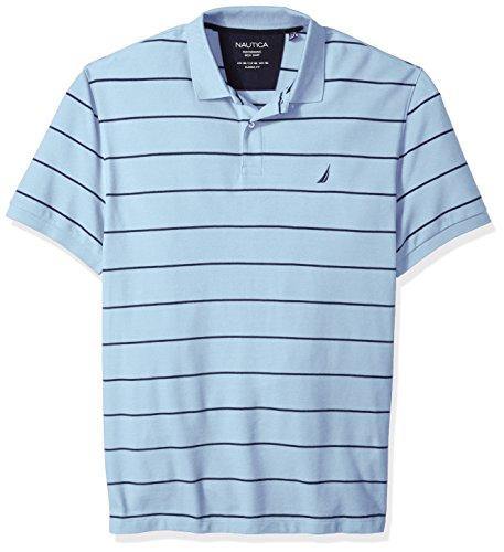 Nautica Men's Classic Short Sleeve Striped Polo T-Shirt - JOY2ESpree