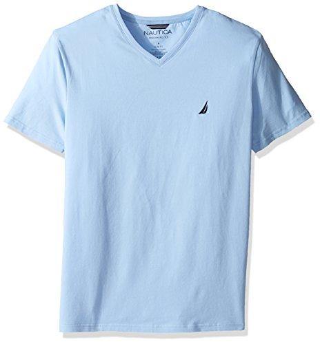 Nautica Men's Short Sleeve Solid Slim Fit V-Neck T-Shirt - JOY2ESpree