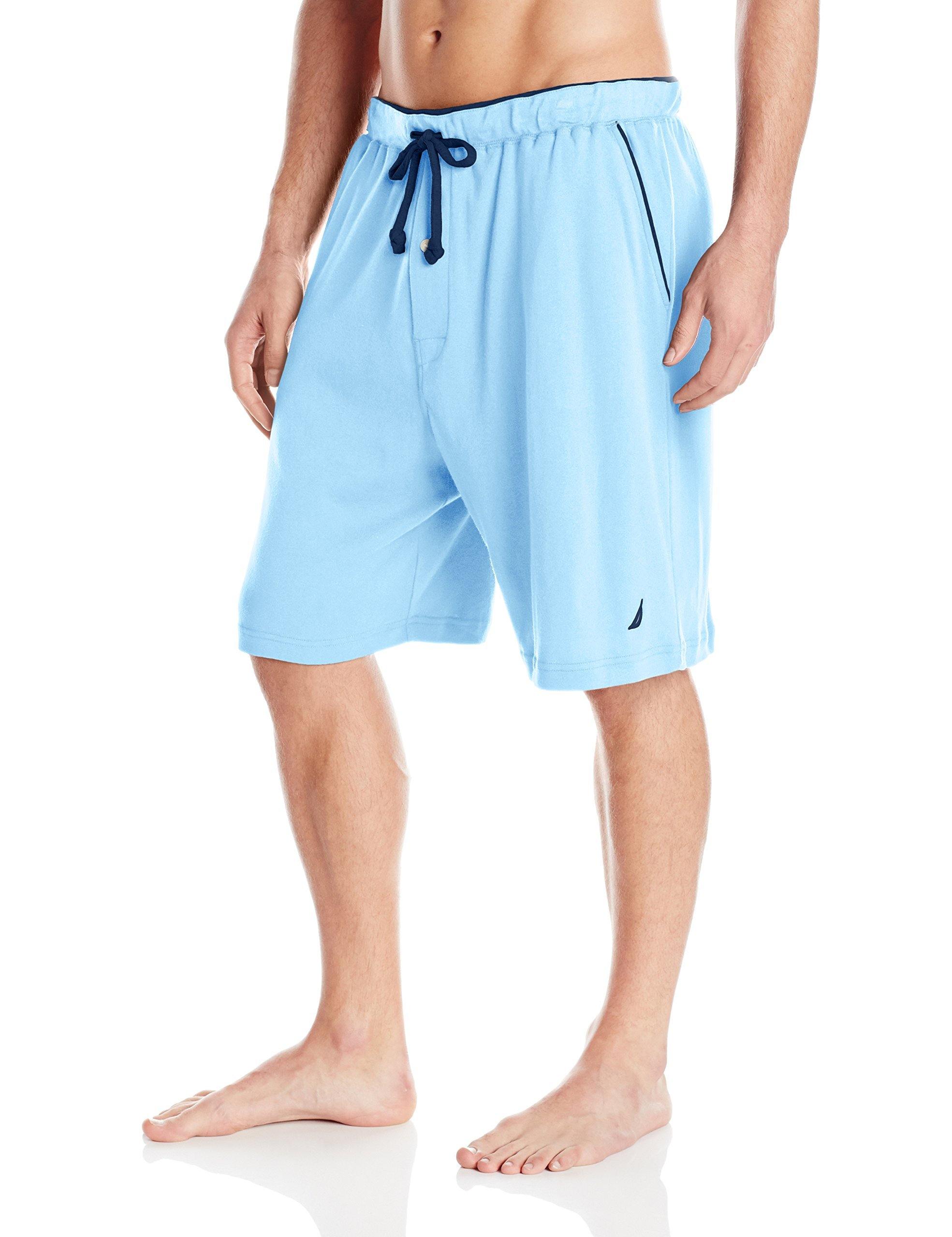 Nautica Men's Soft Knit Elastic Waistband Sleep Lounge Short - JOY2ESpree