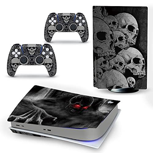 Mmoptop PS5 Skin Venom for Playstation 5 Disc Edition with Console and Dualsense Controller Full Set - JOY2ESpree