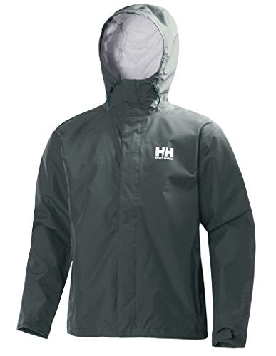 Helly Hansen Men's Seven J Waterproof, Windproof, and Breathable Rain Jacket with Hood