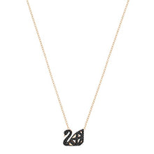
                        
                          將圖片載入圖庫檢視器 SWAROVSKI Women's Iconic Swan Jewelry Collection, Rose Gold Tone Finish, Black Crystals - JOY2ESpree
                        
                      