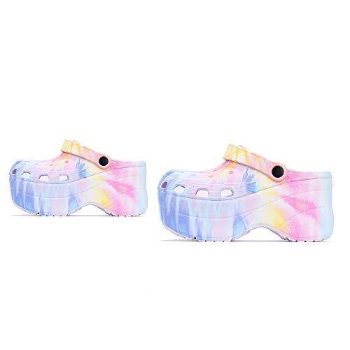 Cape Robbin Gardener Platform Clogs Slippers for Women, Women’s Fashion Comfortable Slip On Slides Shoes