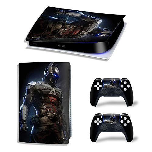 Mmoptop PS5 Skin for Playstation 5 Disc Version Console and Controller Vinyl Cover Skins Wrap - Black Pan-Ther - JOY2ESpree
