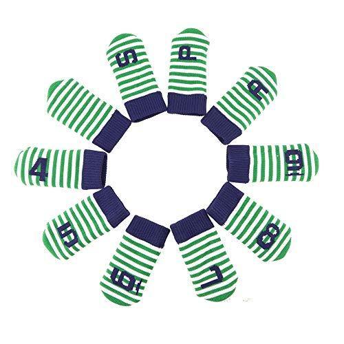 Golf Iron Head Covers,Golf Headcovers for Iron Set 10pcs Knitted Iron Covers - JOY2ESpree